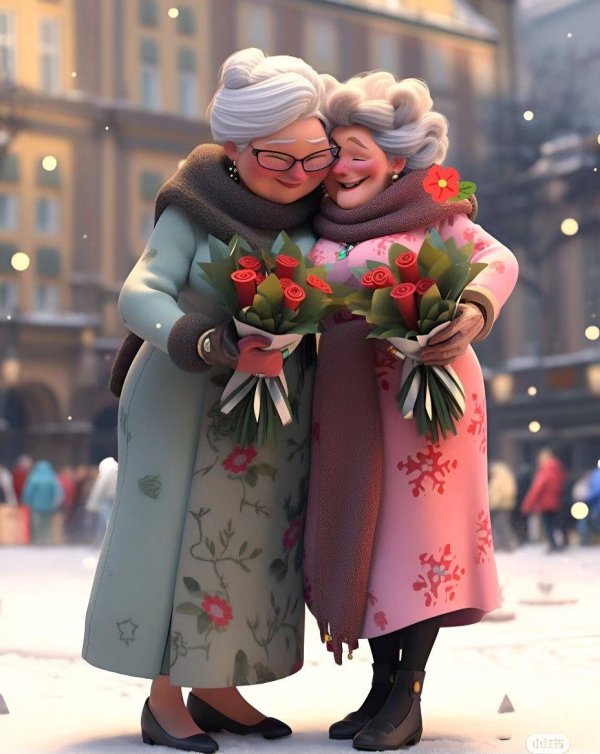 подружки старушки