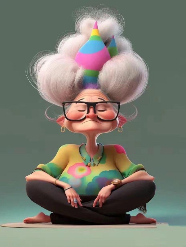 бабушка модная