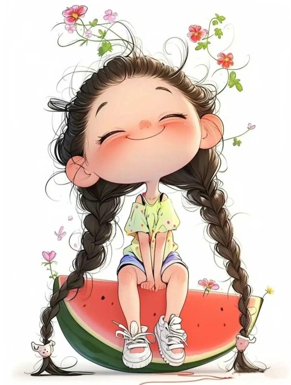 иллюстрация девочка