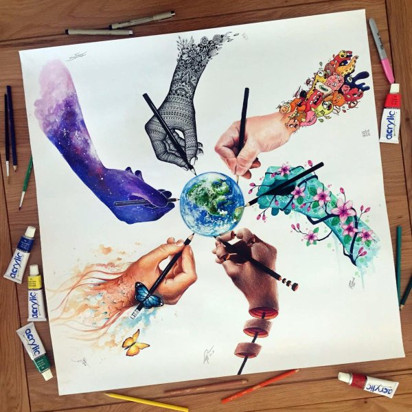 креативное рисование