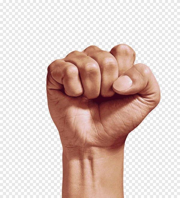 кулак вверх