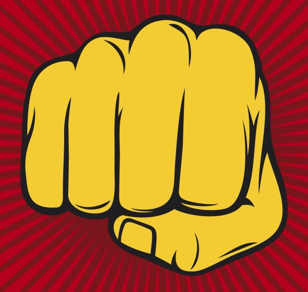 стикер кулак