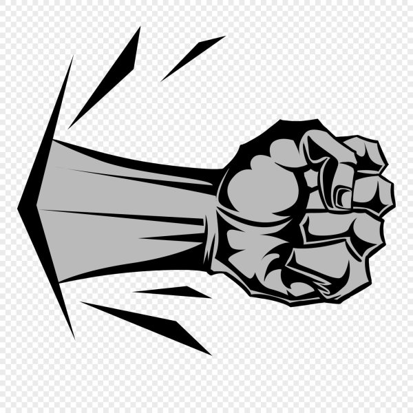 кулак без фона