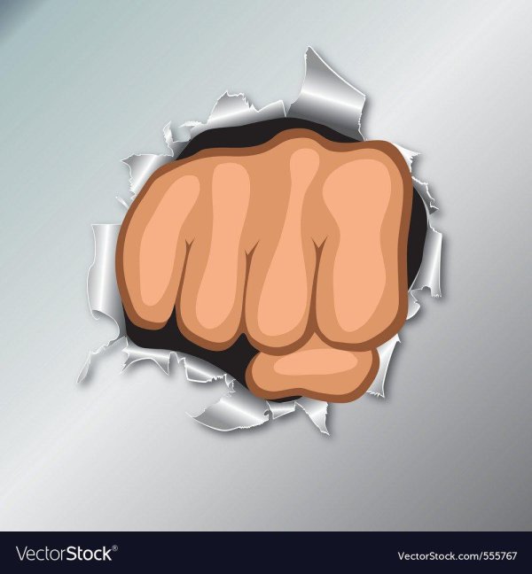 прикольный кулак