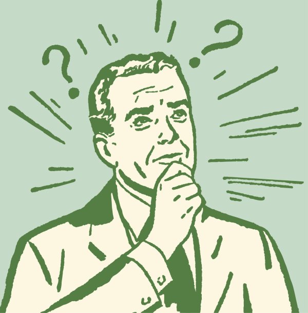 задумчивый мужчина