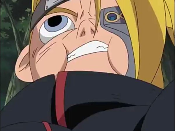 дейдара в аниме боруто