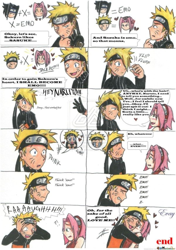 комикс наруто