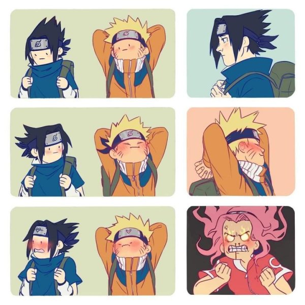 наруто милый