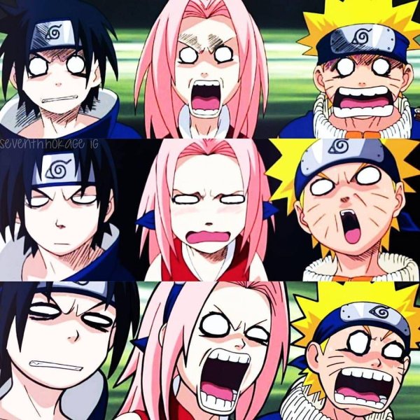 мем команда 7 наруто