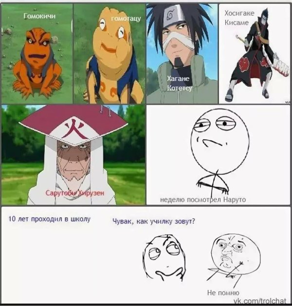мемы про наруто