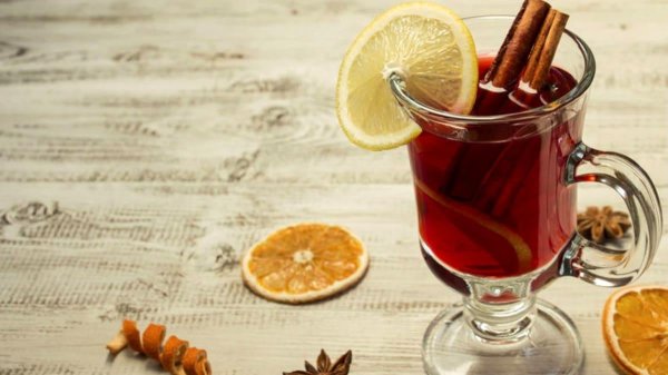 вишневый глинтвейн