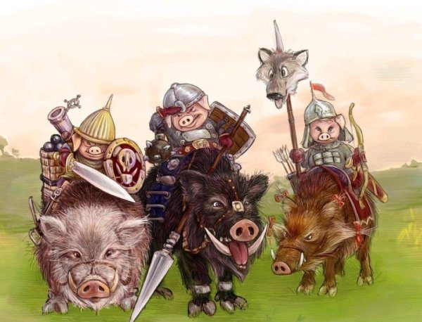 три поросенка