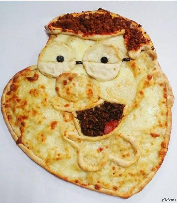 прикольная пицца