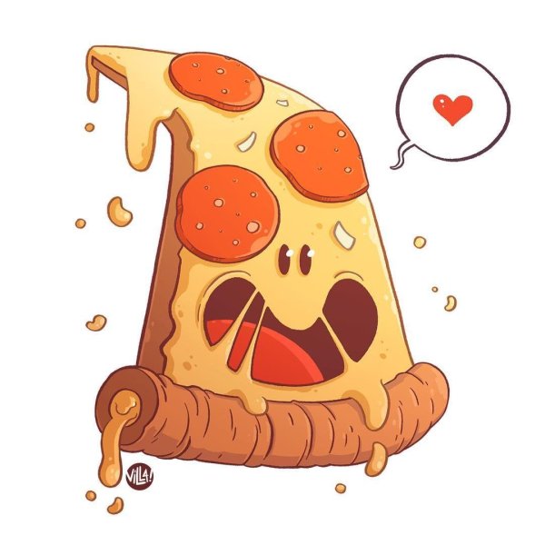 пицца мультяшная