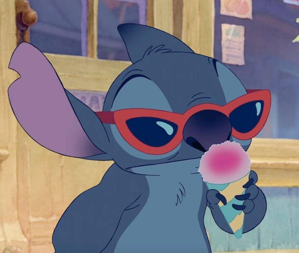 стич в очках