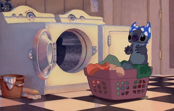 стич бэтмен в мультике