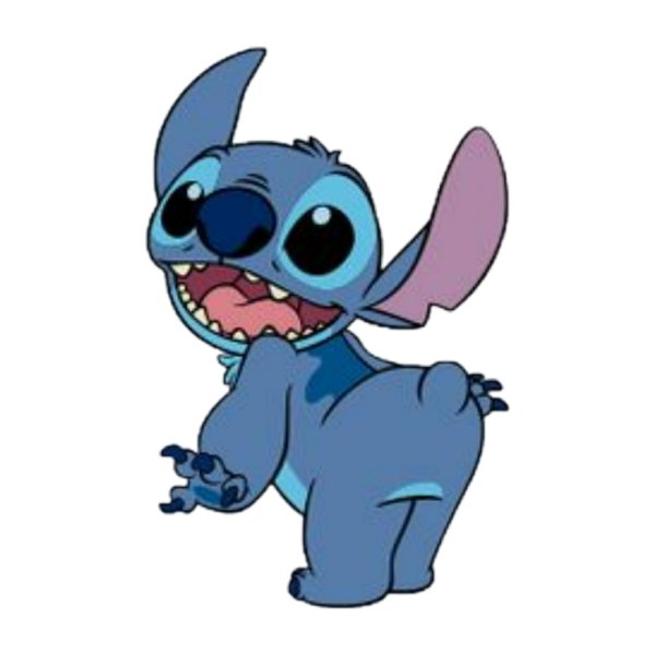 стич на белом фоне