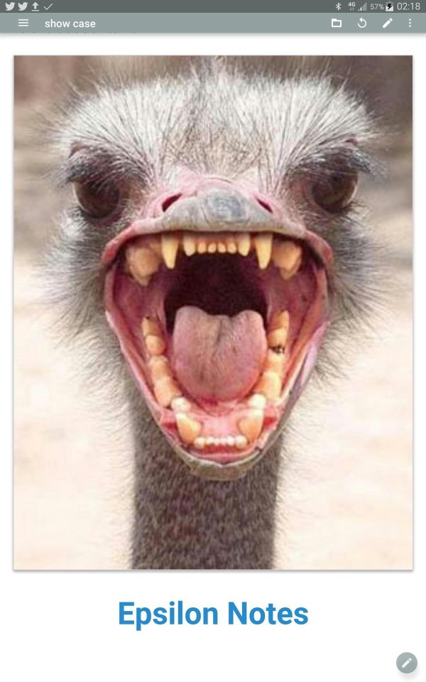 страшный страус