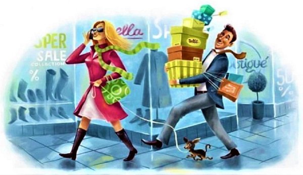 покупатель рисунок