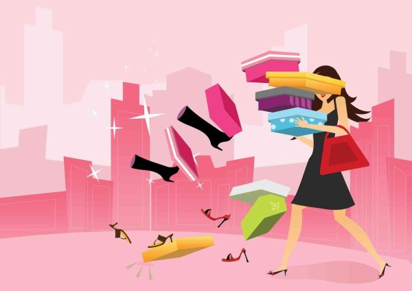 фон для магазина одежды