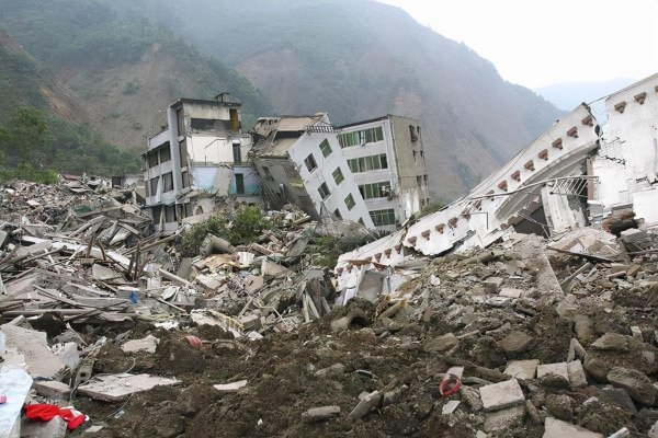 китай землетрясение