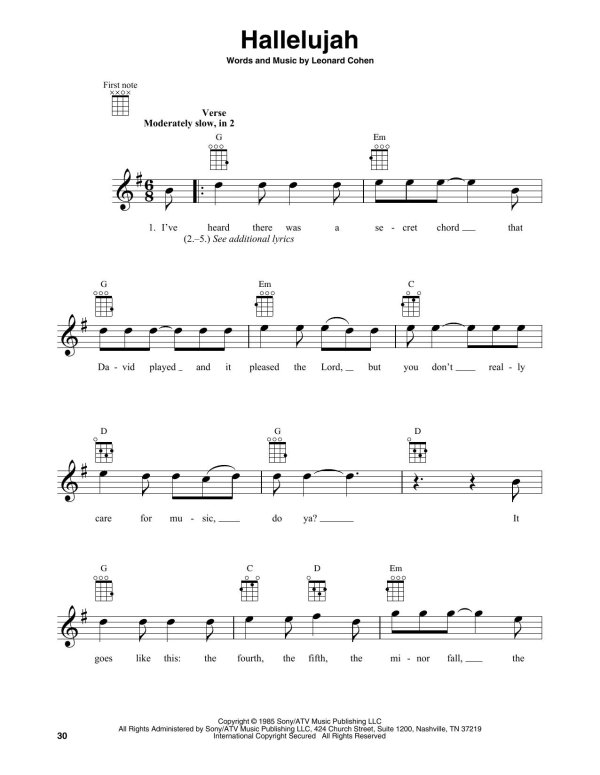 аллилуйя табы