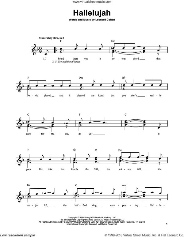 аллилуйя песня