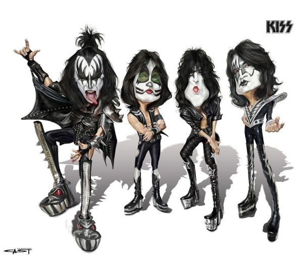 фигурки группы kiss