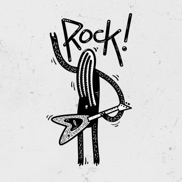 рокерские рисунки для срисовки