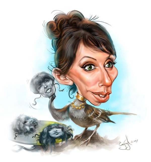 шаржи на знаменитостей