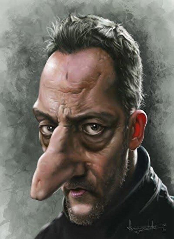 jean reno caricature