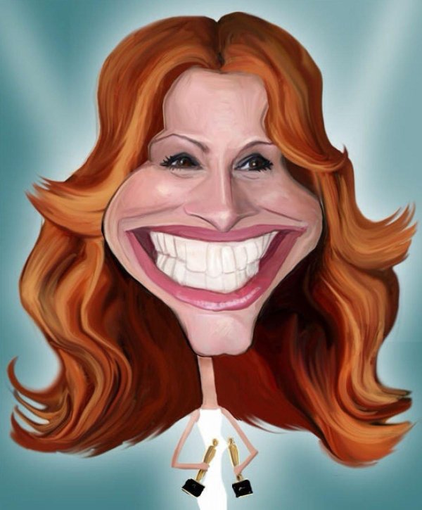julia roberts шаржи