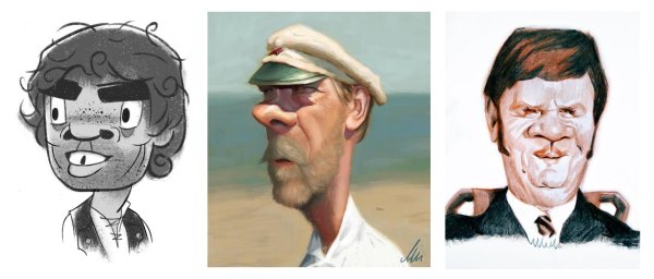 карикатурные портреты