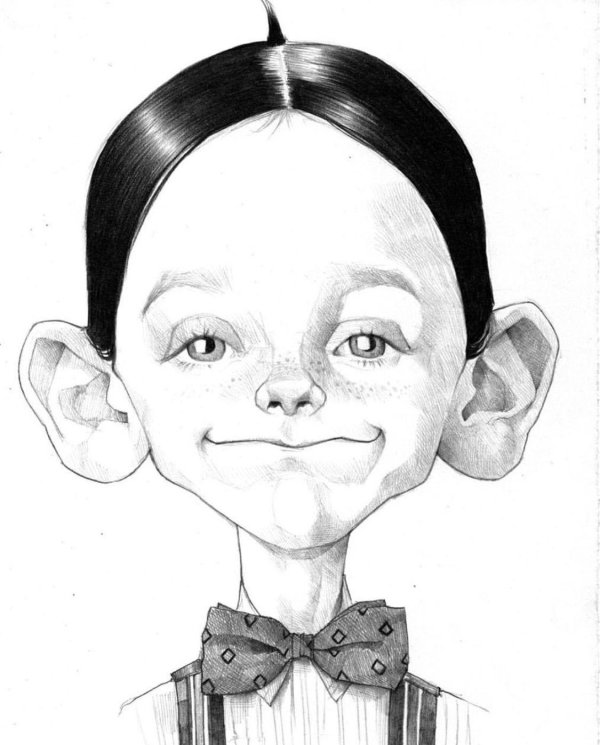 сатирические образы человека рисунок