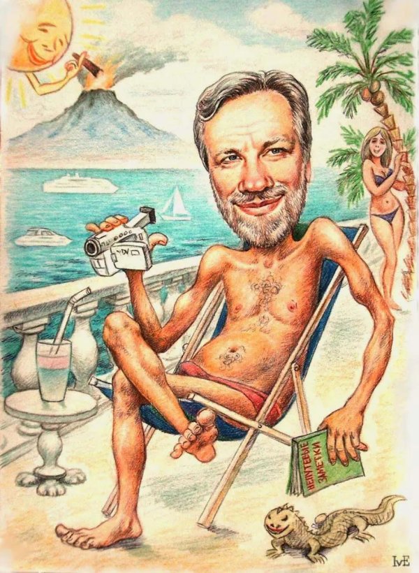 дружеские шаржи