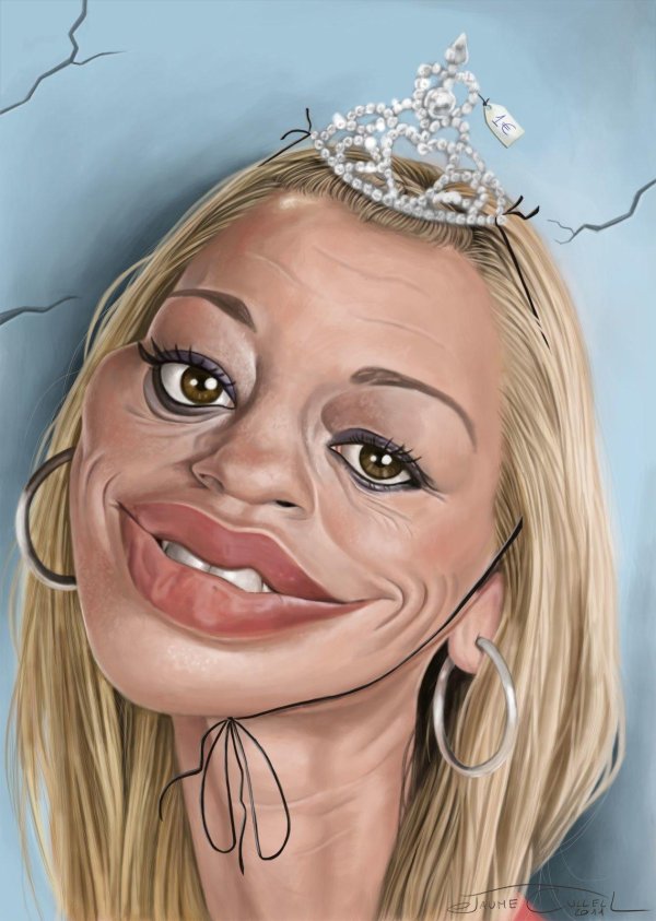pamela anderson caricatures