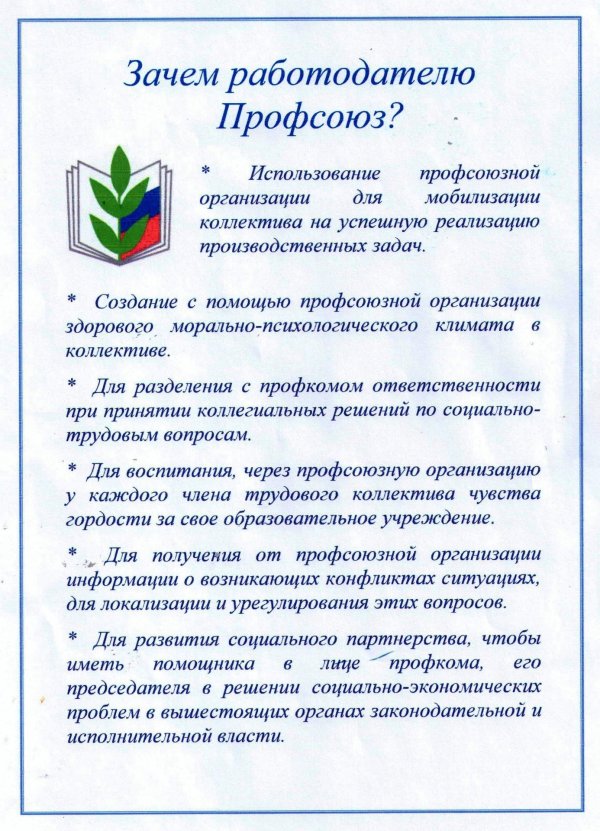 первичная профсоюзная организация