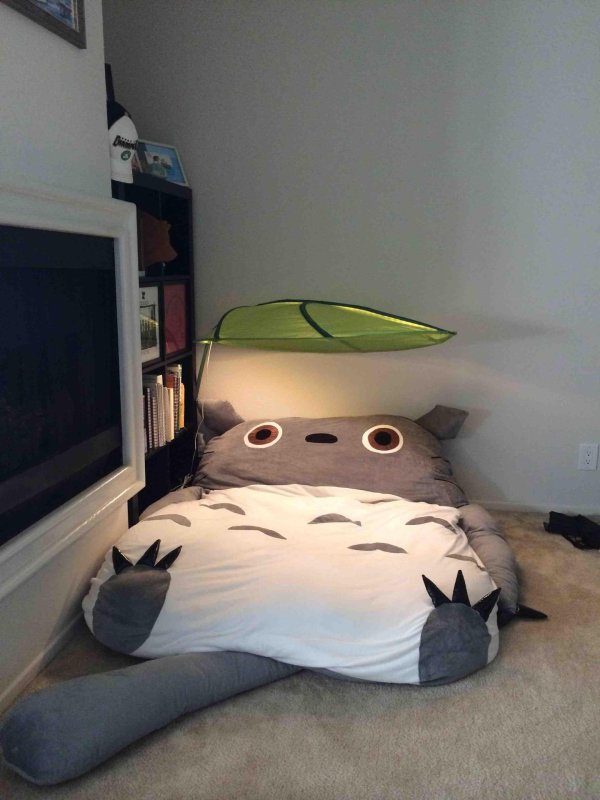 кроватьподушка totoro bed