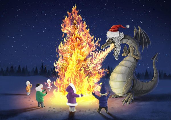 с новым годом дракона