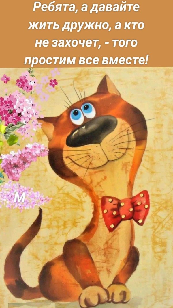 рисованные коты