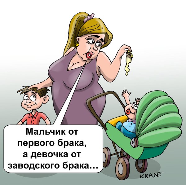карикатура женщина