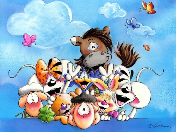 мультяшные животные