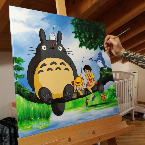 На холсте