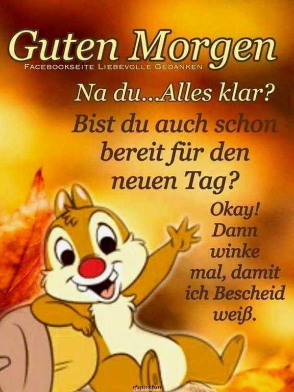 guten morgen samstag