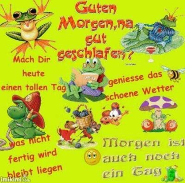 guten morgen sonnenschein
