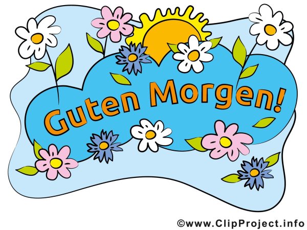 good morning in german