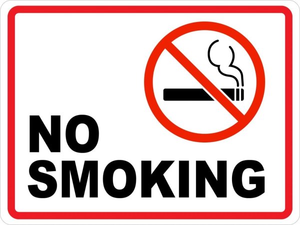 no smoking sign
