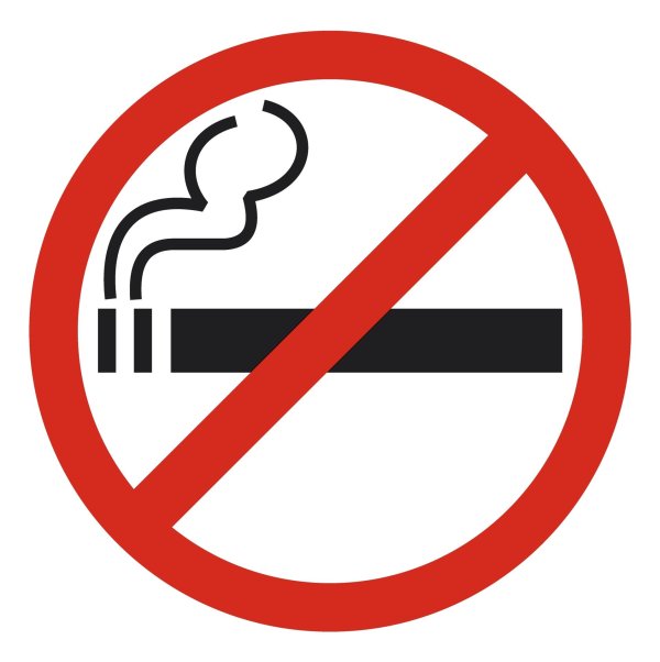 знак запрета курения