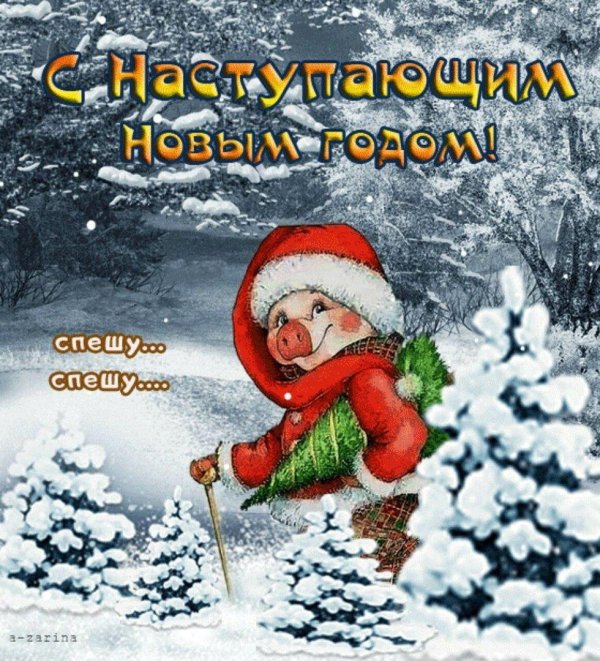 с наступающим