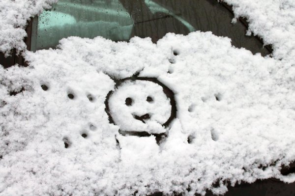 с первым снегом